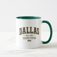 Dallas 1953 Texas Pride Vintage Americana Mug