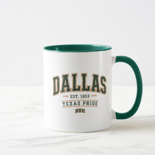 Dallas 1953 Texas Pride Vintage Americana Mug