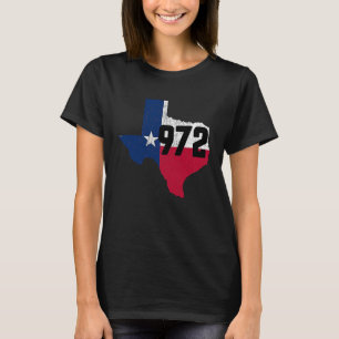 Dallas Area Code 972 Phone Number Texas Souvenir T-Shirt