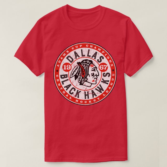 Dallas Black Hawks 1 T-Shirt (Design Front)