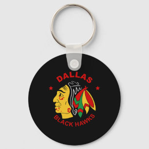 Dallas Black Hawks Vintage Hockey Fan Key Ring