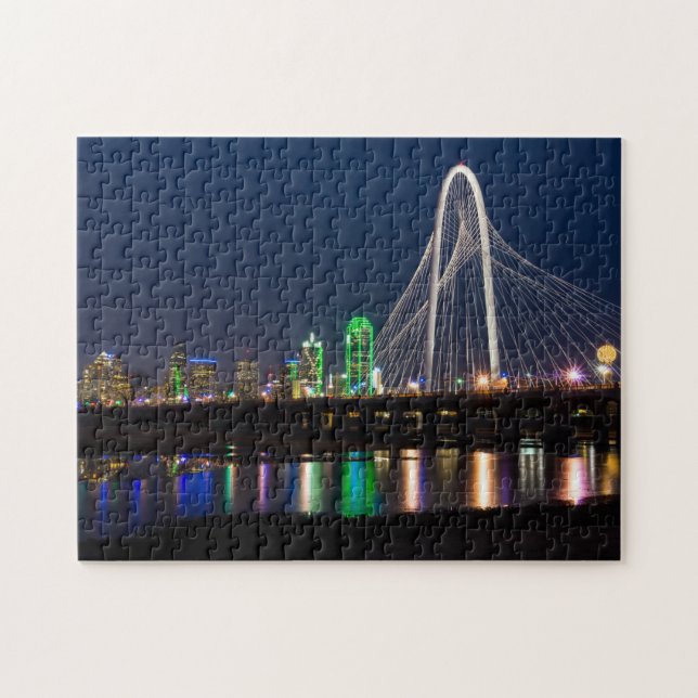 Dallas Bridge View Jigsaw Puzzle (Horizontal)
