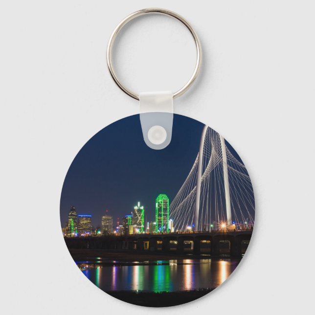 Dallas Bridge View Key Ring (Front)