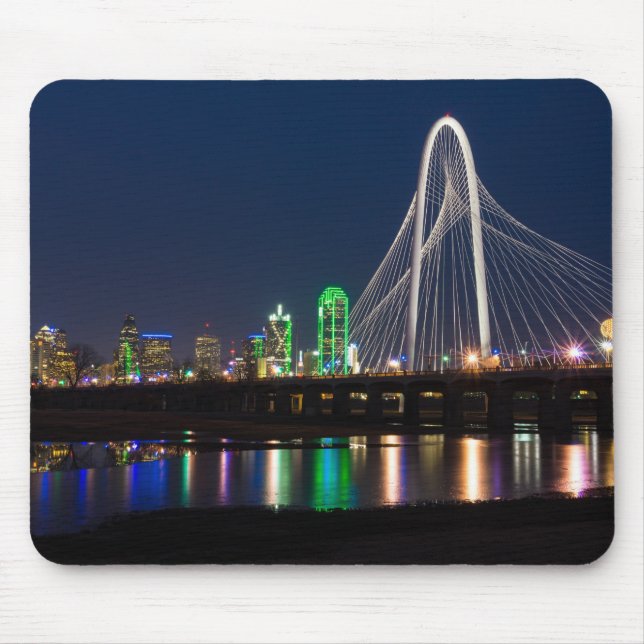 Dallas Bridge View Mouse Mat (Front)