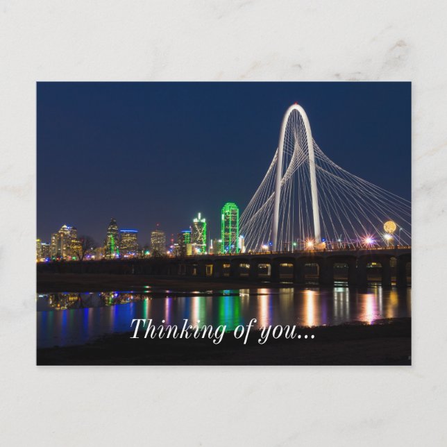 Dallas Bridge View Postcard (Front)
