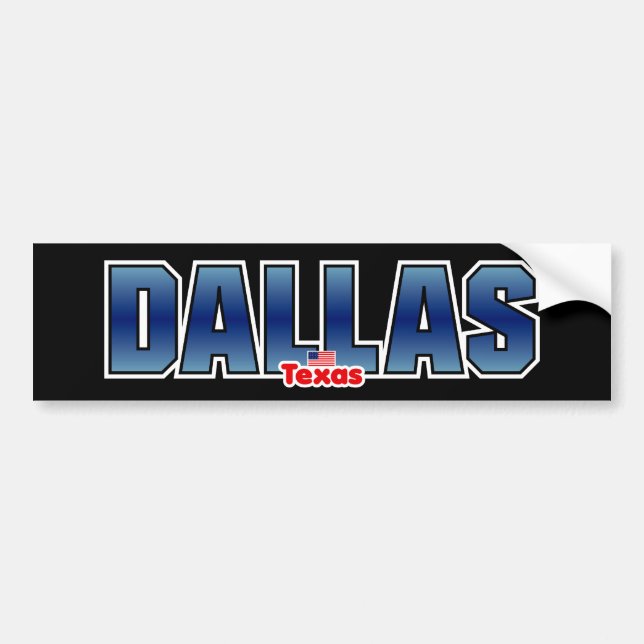 Dallas Bumper Sticker (Front)