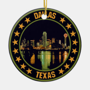 Dallas ceramic tree decoration