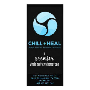 Dallas Chill + Heal Rackcard Rack Card