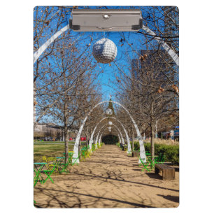Dallas Christmas Arches Clipboard