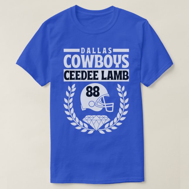 Dallas Cowboys CeeDee Lamb 88 American T-Shirt (Design Front)