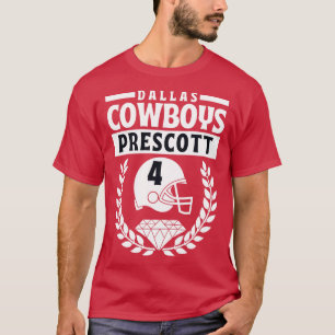 Dallas Cowboys Dak Prescott 4 American T-Shirt