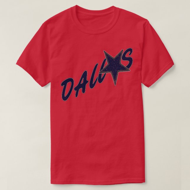 Dallas Cowboys Vintage Style TShirt (Design Front)