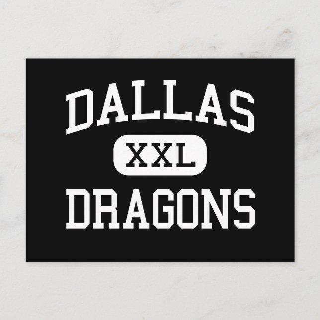 Dallas - Dragons - High School - Dallas Oregon Postcard (Front)