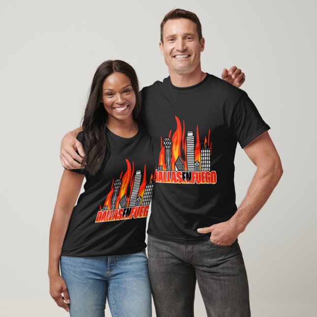 Dallas En Fuego Men's T-Shirt (Unisex)