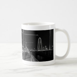 Dallas Evening Walk Grayscale Coffee Mug