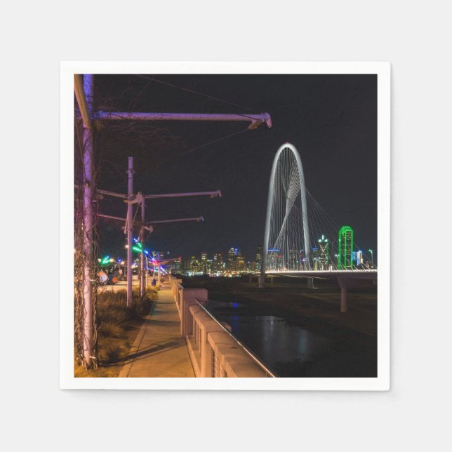 Dallas Evening Walk Napkin (Front)