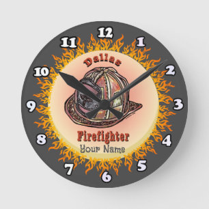 Dallas  Firefighter clock