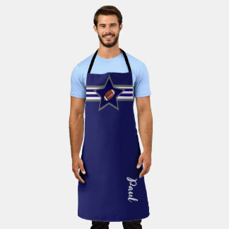 Dallas Football Fan Customizable Design Apron