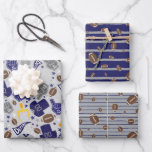 Dallas Football Fan Wrapping Paper Sheet<br><div class="desc">These wrapping paper sheets are perfect for any Dallas football fan. With coordinating patterns,  it makes gift giving easy!</div>