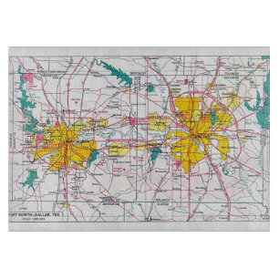 Dallas/Fort Worth Cutting Board