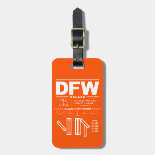 Dallas Fort Worth Int'l Airport DFW Luggage Tag