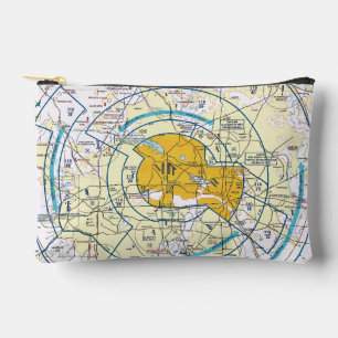 Dallas - Ft. Worth Flyway Chart  Accessory Pouch
