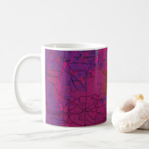 Dallas - Ft. Worth Flyway Chart Coffee Mug