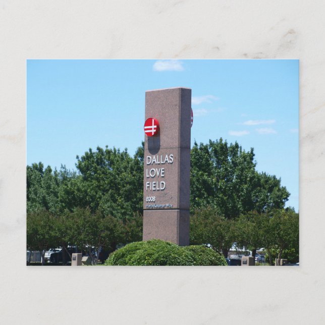 Dallas Love Field Postcard (Front)