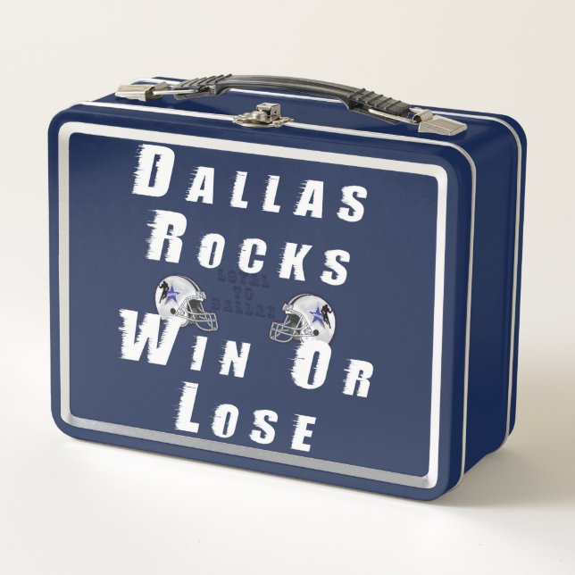 Dallas Metal Lunch Box (Front)