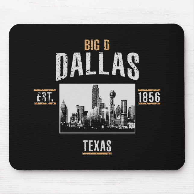Dallas Mouse Mat (Front)