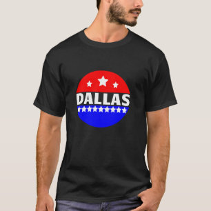 Dallas Patriotic Colours USA Sport America Veteran T-Shirt