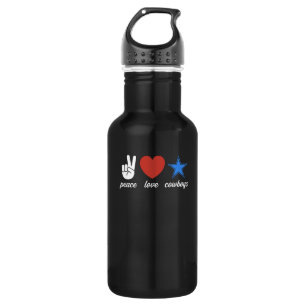 Dallas Peace Love Cowboys Design for proud 532 Ml Water Bottle