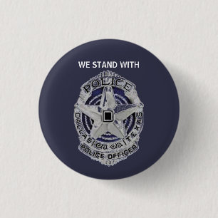 Dallas Police Officers Memorial Button