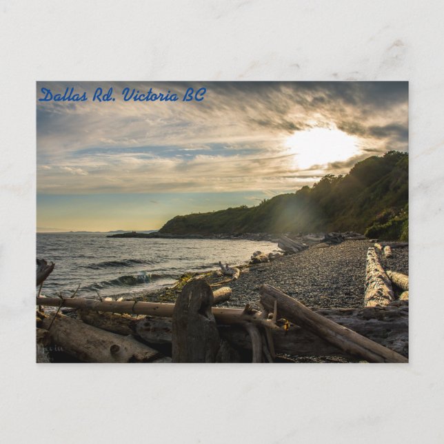 Dallas Rd Victoria BC Postcard (Front)