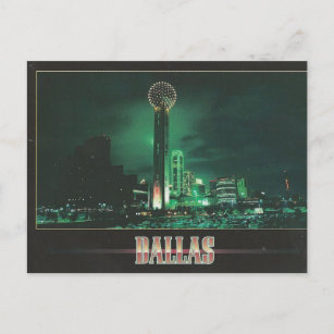 Dallas Reunion Tower Postcard