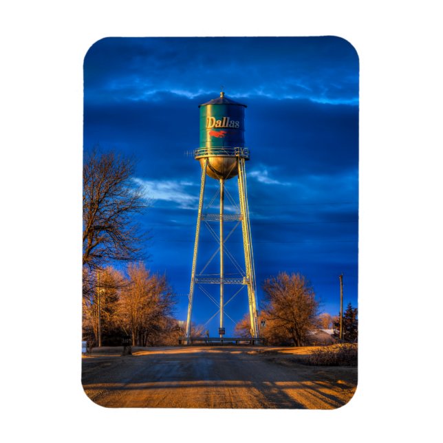 Dallas, SD Water Tower Magnet (Vertical)