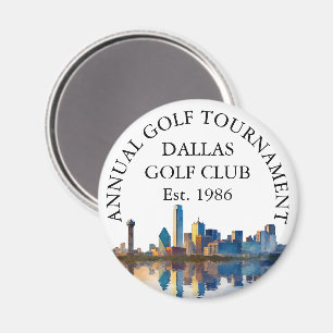 Dallas Skyline Golf Club Tournament Custom Magnet