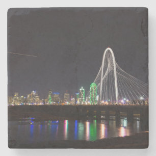 Dallas Skyline Hunt Stone Coaster