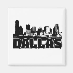 Dallas Skyline Magnet