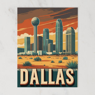 Dallas Skyline Postcard