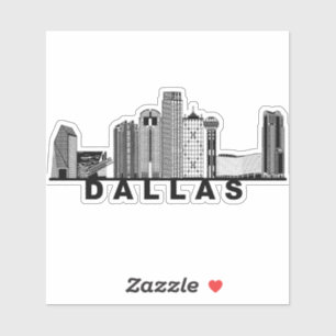 Dallas Skyline Silhouette 