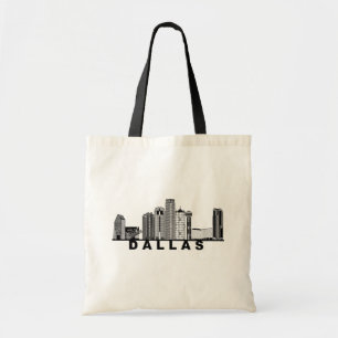 Dallas Skyline Silhouette  Tote Bag