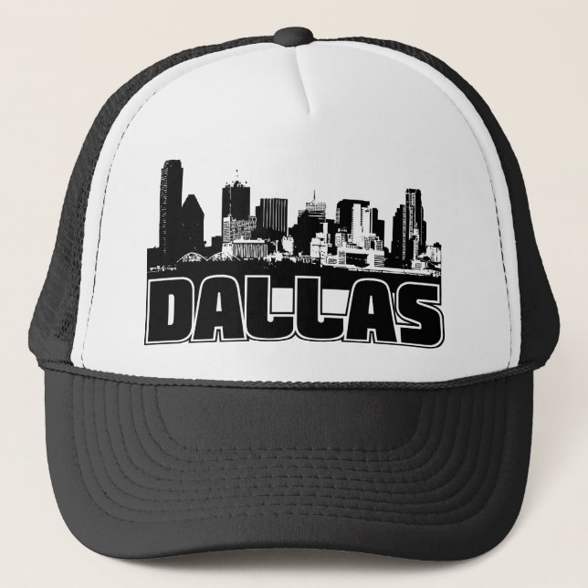 Dallas Skyline Trucker Hat (Front)