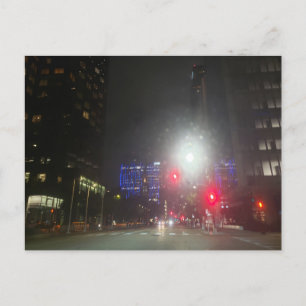 Dallas, Texas at Night Postcard