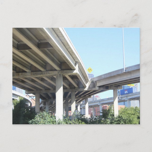 Dallas Texas Bridge # 3 Postcard (Front)