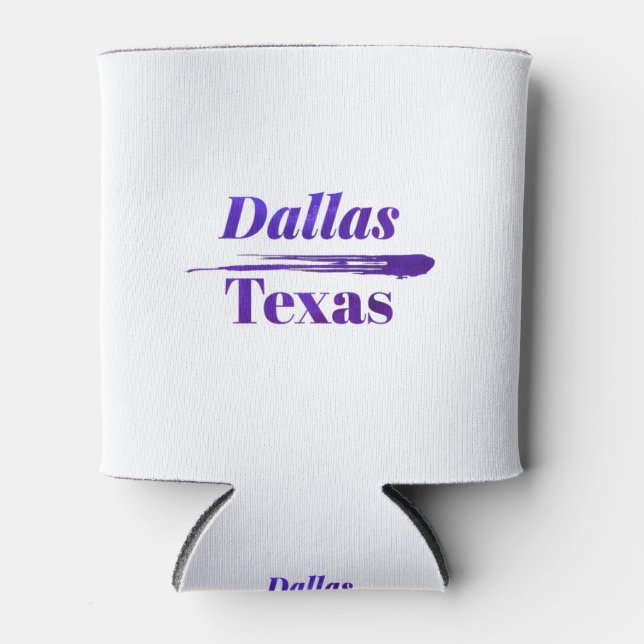 Dallas Texas Can Cooler (Front)