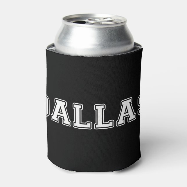 Dallas Texas Can Cooler (Can Front)