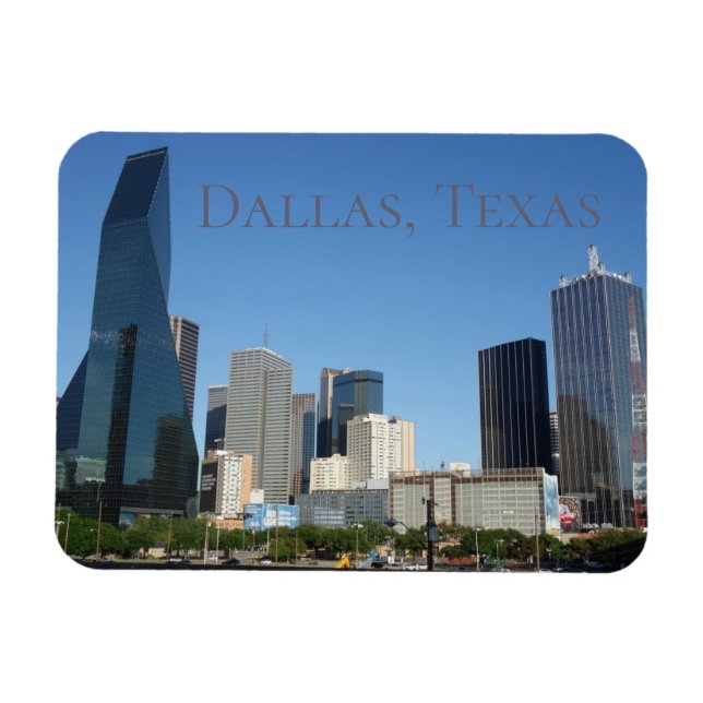 Dallas Texas Designer Magnet (Horizontal)