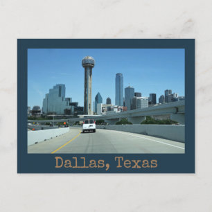 Dallas Texas Designer Postcard