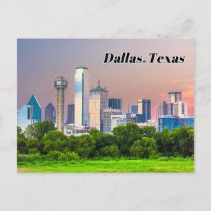 Dallas, Texas Downtown View  Postcard
